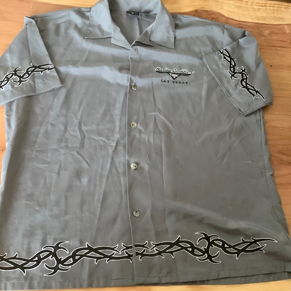 Harley Davidson button up